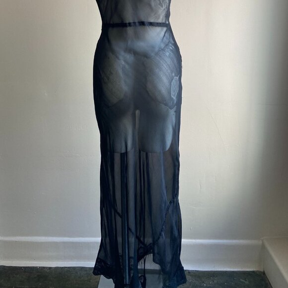 Vintage 1950s Sheer Lingerie Gown - Picture 12 of 14